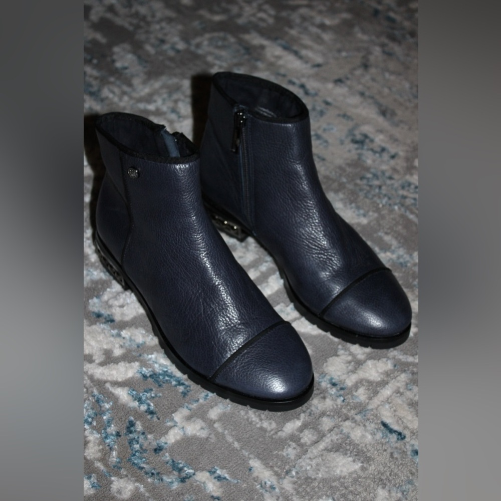 Karl Lagerfeld Paris Leather Ankle Boots